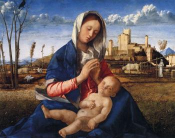 喬凡尼 貝利尼 Bellini Giovanni The virgin and child